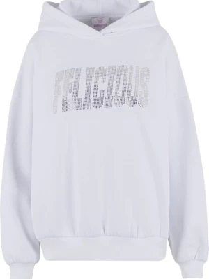 Obrázek produktu Felicious Mikina 'Rhinestones'  stříbrná / bílá