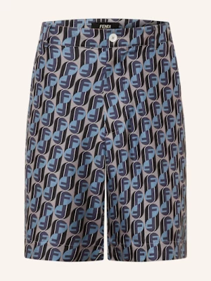 Obrázek produktu Fendi Hedvábné Šortky šedá / černá / modrá