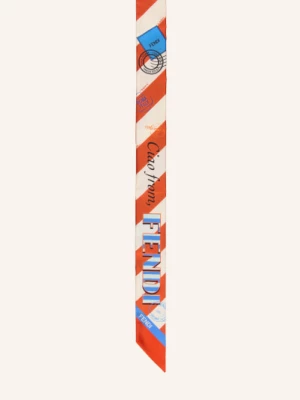 Obrázek produktu Fendi Hedvábný Šátek červená / režná / modrá