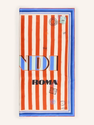 Obrázek produktu Fendi Hedvábný Šátek červená / režná / modrá