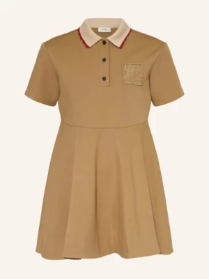 Obrázek produktu Fendi Jerseyové Šaty S Košilovým Střihem velbloudí / béžová / tmavě červená