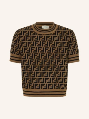 Obrázek produktu Fendi Pletené Tričko hnědá / černá
