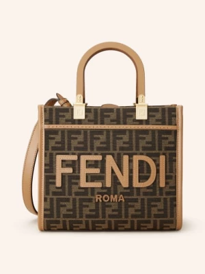 Obrázek produktu Fendi Shopper Sunshine tmavě hnědá / hnědá