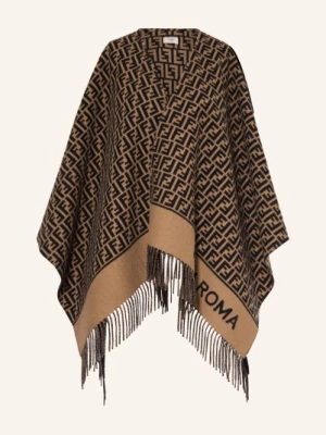 Obrázek produktu Fendi Žakárový Plášť hnědá / černá