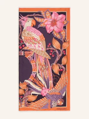 Obrázek produktu Ferragamo Hedvábný Šátek oranžová / béžová / fialová