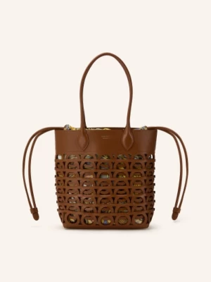 Obrázek produktu Ferragamo Nákupní Taška hnědá / žlutá / tmavě modrá