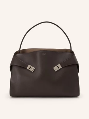 Obrázek produktu Ferragamo Taška Hug tmavě hnědá / stříbrná