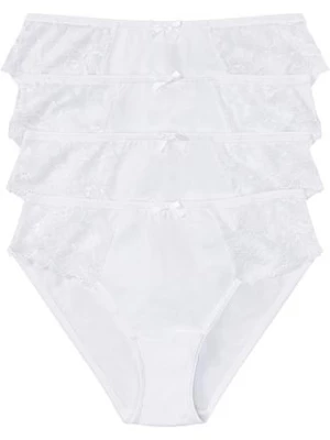 Obrázek produktu Figi z miękką bawełną i koronką (4 pary) bonprix