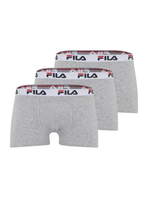 Obrázek produktu FILA Boxerky  světle šedá / šedý melír / krvavě červená / černá