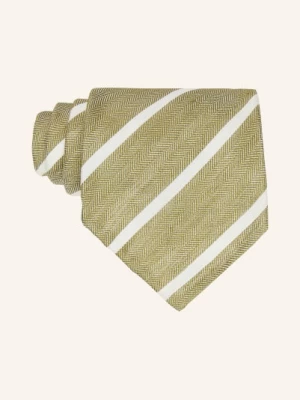 Obrázek produktu Finamore 1925 Kravata khaki / krémová