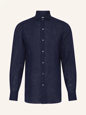 Obrázek produktu Finamore 1925 Lněná Košile Tokyo Sergio Slim Fit tmavě modrá