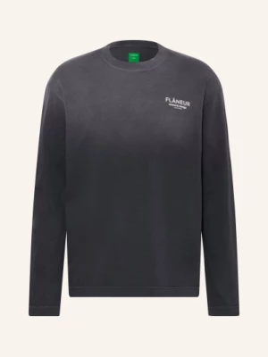 Obrázek produktu Flâneur Oversized Tričko S Dlouhým Rukávem Sound &Amp; Design tmavě šedá / šedá / bílá FLÂNEUR