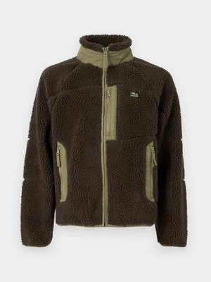 Obrázek produktu Fleecová bunda Lacoste tmavě zelená