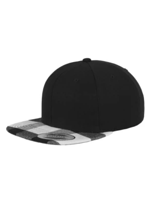 Obrázek produktu Flexfit Čepice 'Checked Flanell Peak'  šedá / černá / bílá