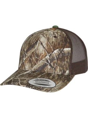 Obrázek produktu Flexfit Kšiltovka 'YP Classcis RealTree Camo Retro'  krémová / šedobéžová / bílá
