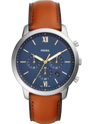 Obrázek produktu FOSSIL Analogové hodinky 'FS5453'  modrá / koňaková / stříbrná