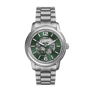 Obrázek produktu FOSSIL Analogové hodinky 'Heritage'  zelená / stříbrná
