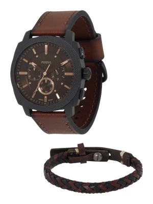 Obrázek produktu FOSSIL Analogové hodinky 'Machine'  tmavě hnědá / černá