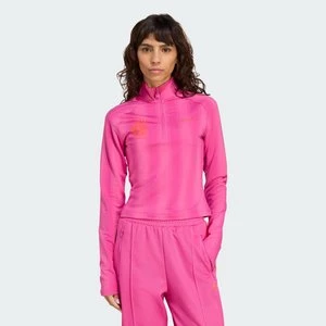 Obrázek produktu Fotbalový top s dlouhým rukávem, polovičním zipem a potiskem Adidas