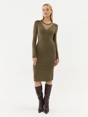 Obrázek produktu Fracomina Úpletové šaty FJ23WD5002K51801 Khaki Slim Fit