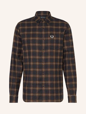 Obrázek produktu Fred Perry Flanelová Košile Regular Fit hnědá / tmavě hnědá / krémová