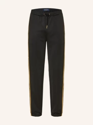 Obrázek produktu Fred Perry Kalhoty Ve Stylu Joggingových Kalhot Regular Fit S Pruhy Galon černá