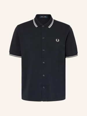 Obrázek produktu Fred Perry Košile S Krátkým Rukávem Comfort Fit Z Piqué tmavě modrá / bílá