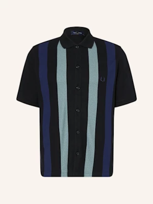 Obrázek produktu Fred Perry Košile S Krátkým Rukávem Relaxed Fit tmavě modrá / modrá / mátová