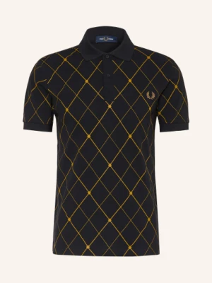 Obrázek produktu Fred Perry Piqué Polokošile černá / hnědá