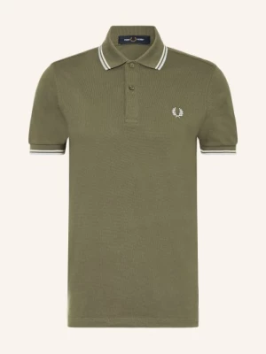 Obrázek produktu Fred Perry Piqué Polokošile olivová / bílá