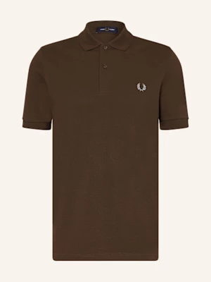 Obrázek produktu Fred Perry Piqué Polokošile Regular Fit tmavě hnědá