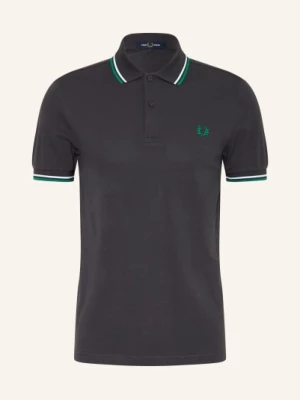 Obrázek produktu Fred Perry Piqué Polokošile tmavě šedá / zelená / tmavě modrá