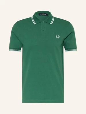 Obrázek produktu Fred Perry Piqué Polokošile zelená / tmavě modrá