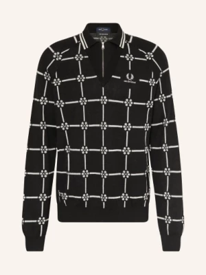 Obrázek produktu Fred Perry Pletené Polo Tričko černá / bílá
