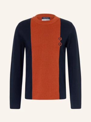 Obrázek produktu Fred Perry Svetr tmavě modrá / tmavě oranžová