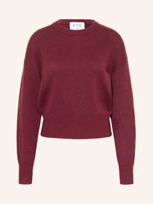 Obrázek produktu Ftc Cashmere Kašmírový Svetr tmavě červená