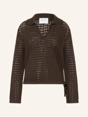 Obrázek produktu Ftc Cashmere Kašmírový Svetr tmavě hnědá