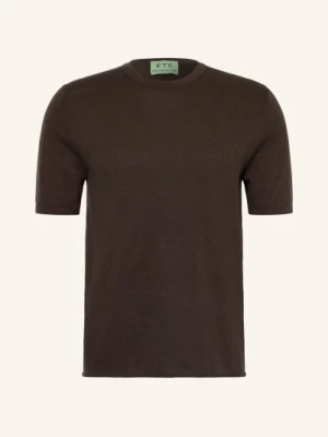 Obrázek produktu Ftc Cashmere Pletené Tričko tmavě hnědá