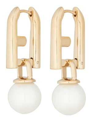 Obrázek produktu FURLA Náušnice  zlatá / bílá