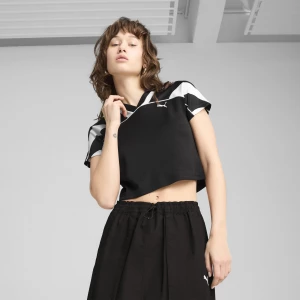 Obrázek produktu FUTURE.PUMA.ARCHIVE Football Jersey Baby Tee Women, Clothing, Black/White,