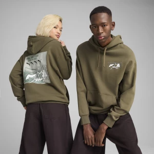 Obrázek produktu FUTURE.PUMA.ARCHIVE Relaxed Graphic Hoodie Unisex, Clothing, Loden Green,