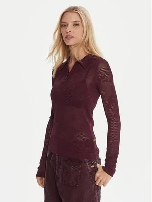 Obrázek produktu G-Star Raw Halenka Pointelle D26657-B754 Bordó Slim Fit