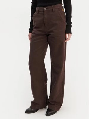 Obrázek produktu G-Star Raw Kalhoty z materiálu Deck 2.0 D26432-E078 Hnědá Wide Leg
