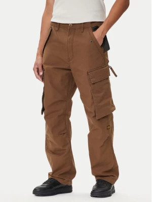 Obrázek produktu G-Star Raw Kalhoty z materiálu R-3N D25224-D191 Hnědá Straight Fit