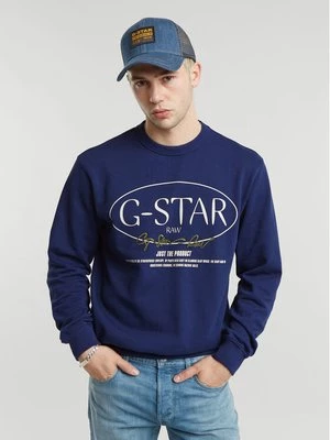 Obrázek produktu G-Star Raw Mikina Circle D25100-D257 Modrá Regular Fit