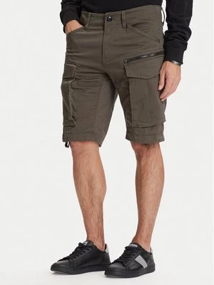 Obrázek produktu G-Star Raw Šortky z materiálu Rovic Zip D26214-5126 Zelená Relaxed Fit