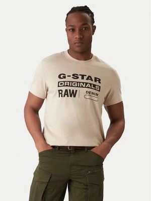 Obrázek produktu G-Star Raw T-Shirt Originals D25969-C506 1214 Béžová Regular Fit