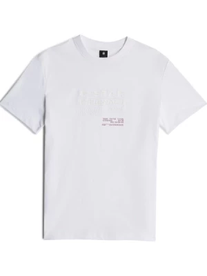 Obrázek produktu G-STAR Tričko 'Originals T-Shirt' tmavě červená / bílá