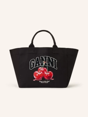 Obrázek produktu Ganni Nákupní Taška Xxl černá / červená / bílá