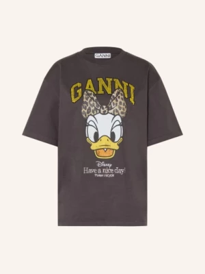 Obrázek produktu Ganni Tričko S Ozdobnými Kameny tmavě šedá / béžová / žlutá